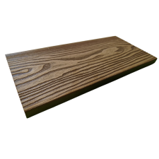 WoodL WPC kerítésléc Woodlook Ideal kerítéselem 400 cm hosszú Merbau kerítéselem kerti bútor