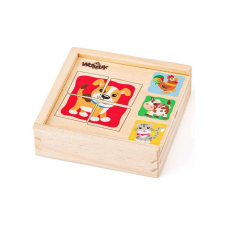 Woodyland Állatos mini fa puzzle dobozban - Woodyland puzzle, kirakós