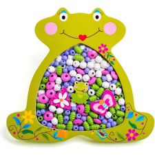 Woodyland Békás fa gyöngyfűző szett (90212) (WD90212) kreatív és készségfejlesztő