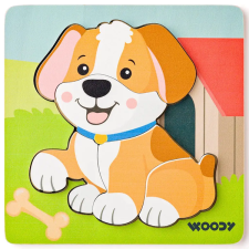 Woodyland Fa kutyás 5db-os baba puzzle - Woodyland puzzle, kirakós