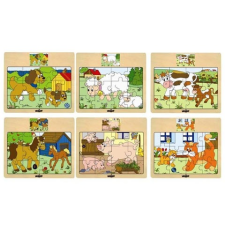 Woodyland Háziállatos fapuzzle puzzle, kirakós