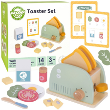 Woopie 14 részes játék kenyérpirító készlet konyhakészlet