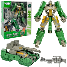  Woopie Átalakuló Robot Silver Blade 2 az 1-ben Tank játékfigura
