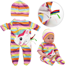  Woopie király ruha szett babáknak - body, egyszarvú sapka 43-46 cm játékbaba felszerelés