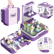 Woopie! Toys WOOPIE hordozható fagyizó 62 db kiegészítővel konyhakészlet