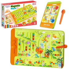 Woopie! Toys Woopie mágneses labirintus 2 az 1-ben – dinoszauruszos fejlesztőjáték és társasjáték társasjáték