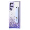 Wooze Apple iPhone 11 Pro Max, Szilikon tok, közepesen ütésálló, kézpánttal, színátmenetes, csillogó minta, Wooze Strap Star, mintás/lila