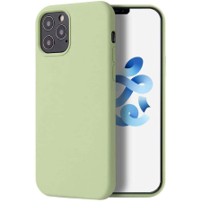 Wooze Apple iPhone 12 Pro Max, Szilikon tok, Wooze Liquid Silica Gel, világoszöld tok és táska