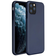 Wooze Apple iPhone 15, Szilikon tok, Wooze Liquid Silica Gel, sötétkék (139527) tok és táska