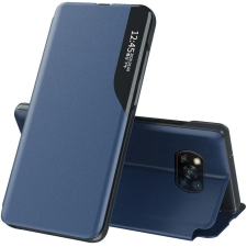 Wooze Apple iPhone 16, Oldalra nyíló tok, stand, Wooze FashionBook, kék tok és táska