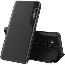 Wooze Apple iPhone 16 Plus, Oldalra nyíló tok, stand, Wooze FashionBook, fekete tok és táska