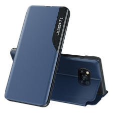 Wooze Apple Wooze FashionBook iPhone 16 oldalra nyíló tok, stand, kék tok és táska