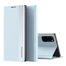 Wooze Apple Wooze Silver Line iPhone 16 oldalra nyíló tok, stand, világoskék tok és táska