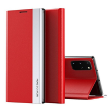 Wooze Apple Wooze Silver Line iPhone 16 Plus oldalra nyíló tok, stand, piros tok és táska