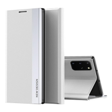 Wooze Apple Wooze Silver Line iPhone 16 Plus oldalra nyíló tok, stand, világosszürke tok és táska