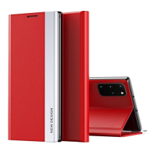 Wooze Apple Wooze Silver Line iPhone 16 Pro oldalra nyíló tok, stand, piros tok és táska