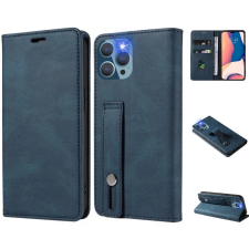 Wooze Business Plus oldalra nyíló tok iPhone 14 Pro kék tok és táska