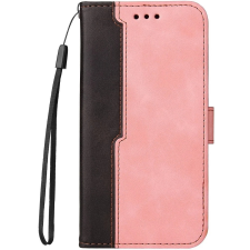 Wooze Colour Wallet oldalra nyíló tok kártyatartóval kézpánttal Xiaomi Redmi K70 Ultra rózsaszín tok és táska