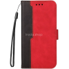 Wooze Huawei Honor 200 Lite, Oldalra nyíló tok, stand, kártyatartóval, kézpánttal, Wooze Colour Wallet, piros