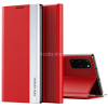 Wooze Huawei Honor 400 Pro (Global), Oldalra nyíló tok, stand, Wooze Silver Line, piros