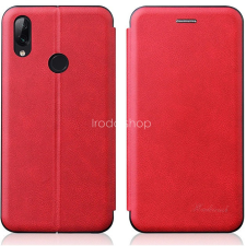Wooze Huawei P40, Oldalra nyíló tok, stand, Wooze Protect And Dress Book, piros tok és táska