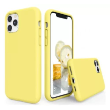 Wooze Liquid Silica Gel iPhone 16 Pro Max szilikon tok sárga (ZONETS6952) (ZONETS6952) tok és táska