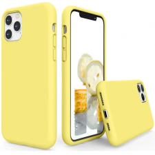 Wooze Liquid Silica Gel szilikon tok Apple iPhone X/XS sárga tok és táska