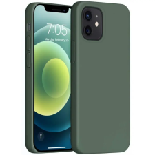 Wooze Liquid Silica Gel szilikon tok Samsung Galaxy A02s/M02s sötétzöld tok és táska