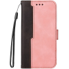 Wooze Samsung Galaxy S24 Ultra SM-S928, Oldalra nyíló tok, stand, kártyatartóval, kézpánttal, Wooze Colour Wallet, rózsaszín