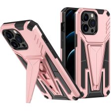 Wooze Supportive Care ütésálló hátlap kitámasztóval iPhone 14 Pro Max vörösarany tok és táska