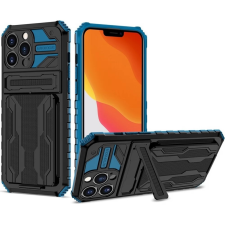 Wooze Transformer hátlaptok kitámasztóval Samsung Galaxy S22 Plus 5G fekete-kék tok és táska