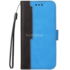 Wooze Xiaomi 14, Oldalra nyíló tok, stand, kártyatartóval, kézpánttal, Wooze Colour Wallet, kék tok és táska