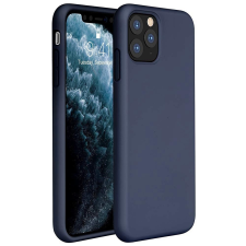 Wooze Xiaomi Mi 11 Pro, Szilikon tok, Wooze Liquid Silica Gel, sötétkék tok és táska