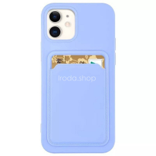 Wooze Xiaomi Redmi 10A, Szilikon tok, kártyatartóval, Wooze Card Slot, világoskék tok és táska