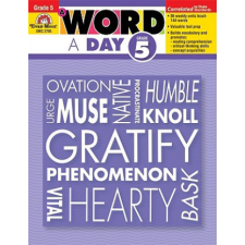  Word a Day Grade 5 – Evan-Moor Educational Publishers idegen nyelvű könyv