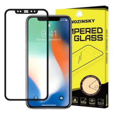 Wozinsky edzett üveg tempered glass FullGlue Super Tough képernyővédő fólia teljes képernyős kerettel tok barát iPhone 12 mini fekete üvegfólia mobiltelefon kellék