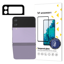 Wozinsky Full Camera Glass edzett üveg Samsung Galaxy Z Flip 4 9H kamera mobiltelefon kellék