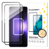 Wozinsky Full Glue Tempered Glass 2x Realme GT Neo 5 / Realme GT3 teljes képernyős fekete kerettel fólia