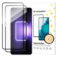 Wozinsky Full Glue Tempered Glass 2x Realme GT Neo 5 / Realme GT3 teljes képernyős fekete kerettel fólia mobiltelefon kellék
