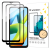 Wozinsky Full Glue Tempered Glass 2x Xiaomi Redmi A2 / Redmi A1 teljes képernyős fekete kerettel fólia