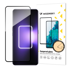 Wozinsky Full Glue Tempered Glass Realme GT Neo 5 / Realme GT3 teljes képernyős fekete kerettel fólia mobiltelefon kellék