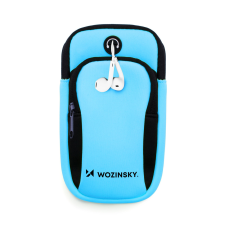 Wozinsky futó telefon karszalag kék (WABBL1) tok és táska