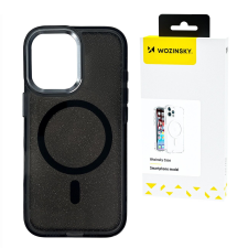 Wozinsky Glitter MagSafe-kompatibilis tok Samsung Galaxy S25 Plus - fekete tok és táska