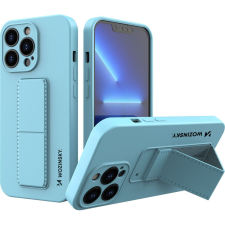 Wozinsky Kitámasztható Tok Flexible Silicone Telefontok iPhone 13 Pro Max Blue (9145576234013) tok és táska