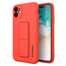 Wozinsky kitámasztható tok Flexible Silicone telefontok Samsung Galaxy A22 5G piros tok és táska