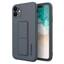 Wozinsky kitámasztható tok Flexible Silicone telefontok Samsung Galaxy A32 4G kék tok és táska