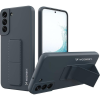 Wozinsky Kitámasztható Tok Rugalmas Szilikon Állvány Samsung Galaxy S22 + S22 Plus Tengerészkék Színben (187734778)