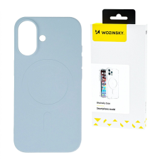 Wozinsky Liquid Silicone MagSafe-kompatibilis tok Samsung Galaxy S25 - világoskék tok és táska