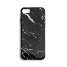 Wozinsky Marble TPU tok gél márványos Samsung Galaxy S22 Ultra fekete tok és táska