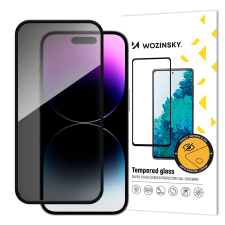 Wozinsky Privacy Glass betekintésvédett edzett üveg iPhone 16 Pro Max mobiltelefon kellék